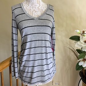 Junpier Ln maternity long sleeves shirt gray L